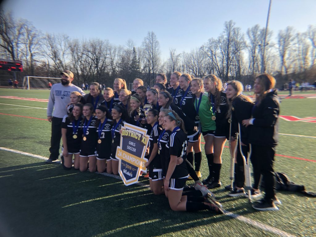 District Gold for the Northwestern-Lehigh Girls soccer team - D11 Sports